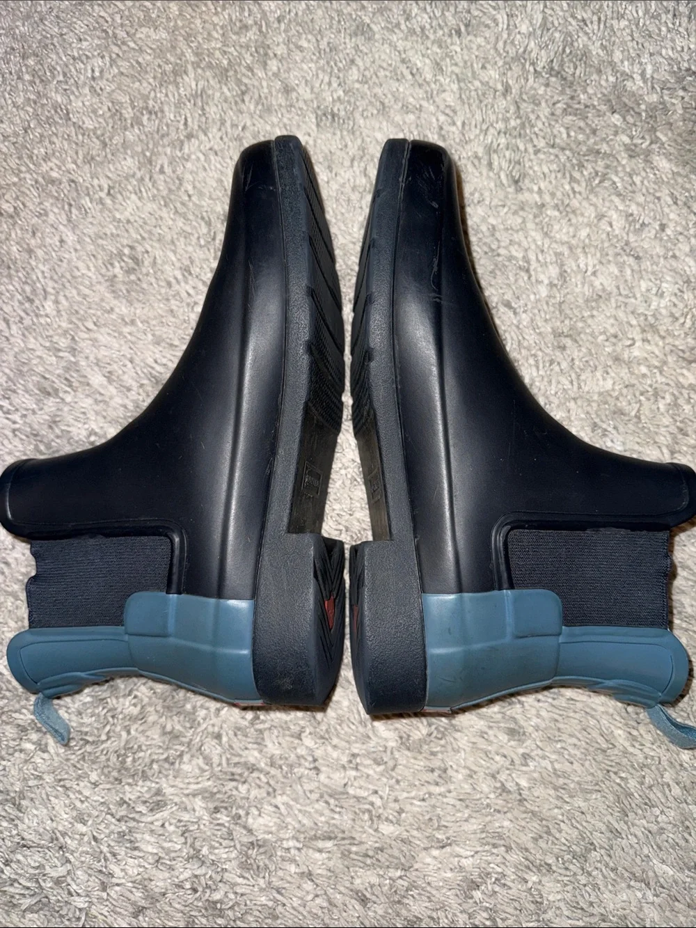 Hunter Chelsea Rain Boots two tone waterproof collegiate fall flannel activewear